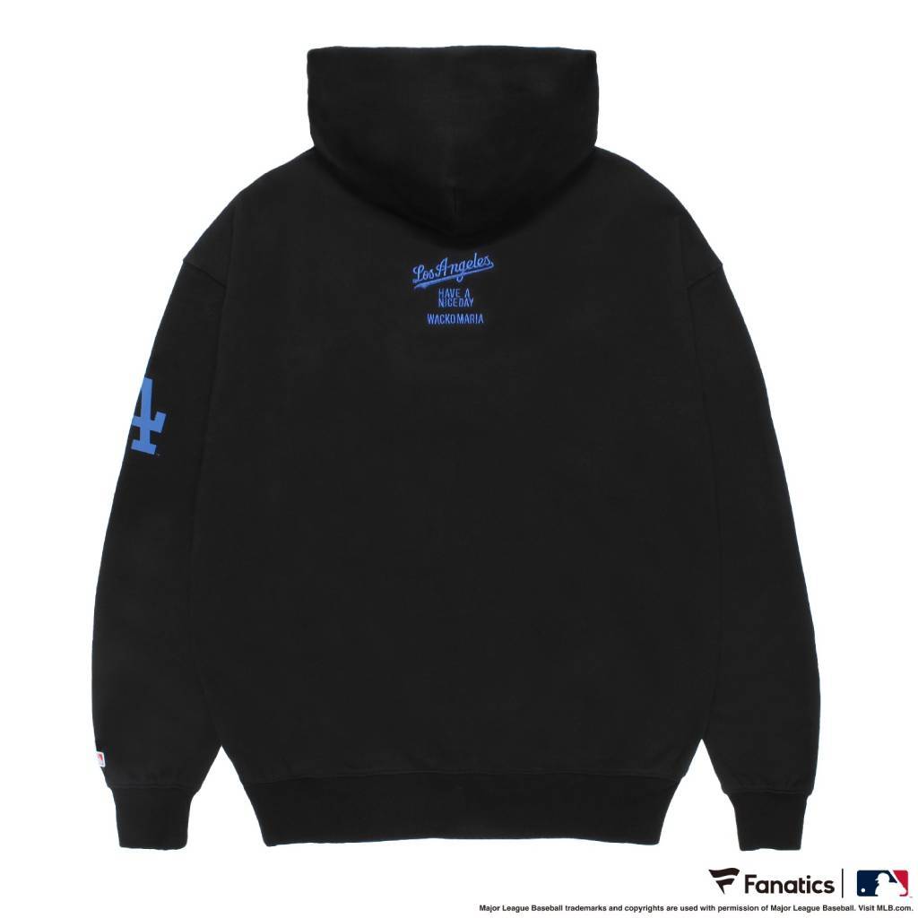 MLB | LA | HEAVY WEIGHT PULLOVER HOODED SWEAT SHIRT ( TYPE-2 ) #BLACK [MLB-WM-SS02]