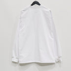 科技抽繩長袖T卹 #白色 [BE-40025]