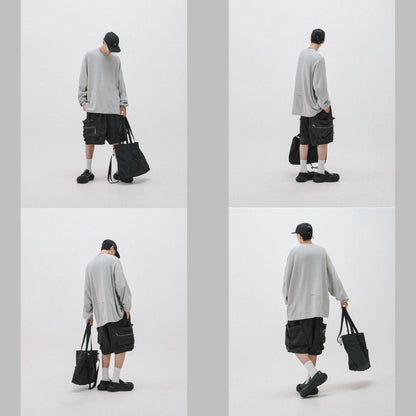 「X_Model-03」 Just A Normal L/S Tee #ASH GRAY [GOOPI-24AW-NOV-01]