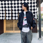 UL RIP STOP ZIP JACKET #BLACK [CES29JK23]
