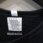 CREW NECK SWEAT SHIRT (TYPE-1) #BLACK [24FW-WMC-SS12]