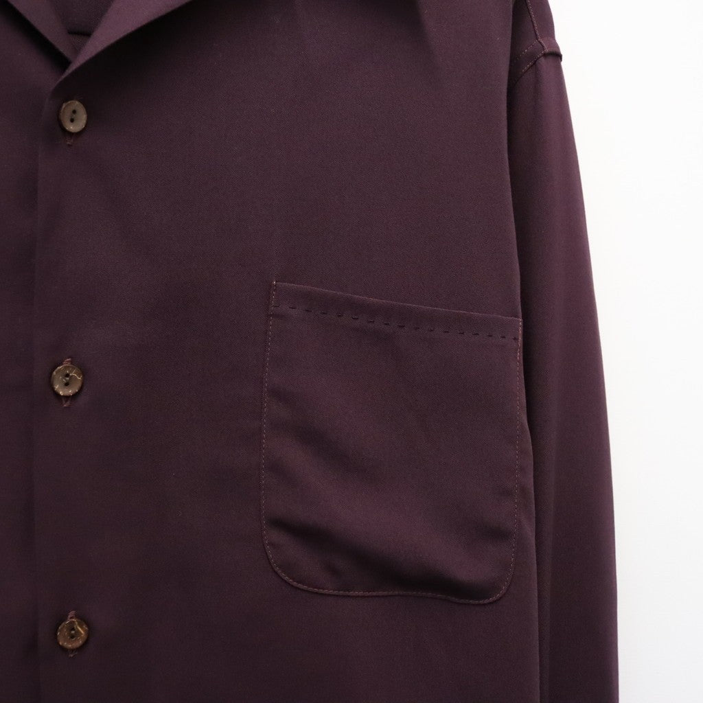 50'S SHIRT L/S ( TYPE-1 ) #BURGUNDY [26FW-WMS-OC03]