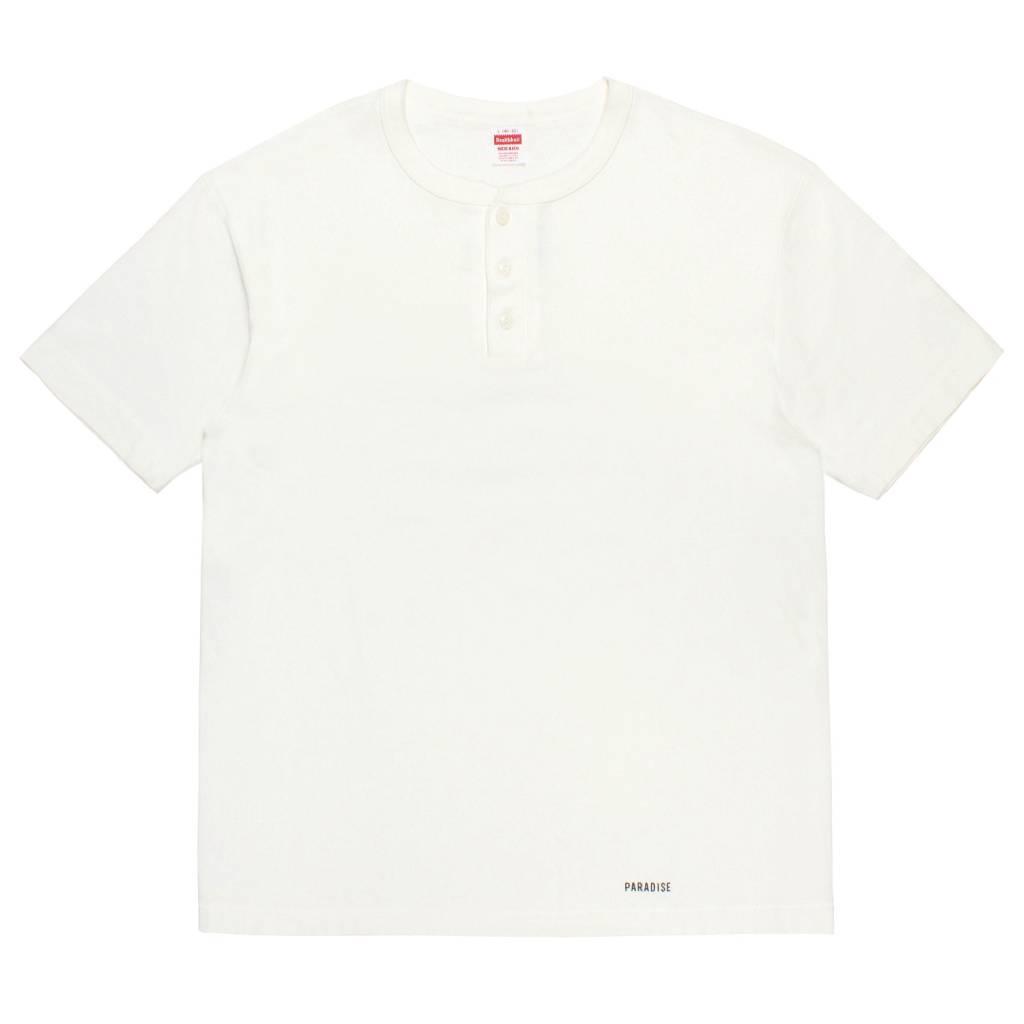 HEALTHKNIT | HENRY NECK T-SHIRT #WHITE [26SS-WMT-HK01]