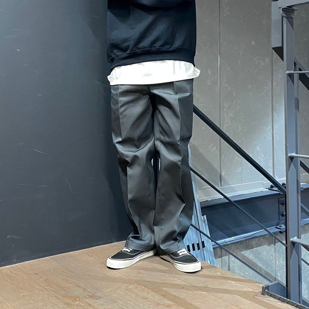 DICKIES | PLEATED TROUSERS #CHARCOAL [24FW-WMP-DC01]
