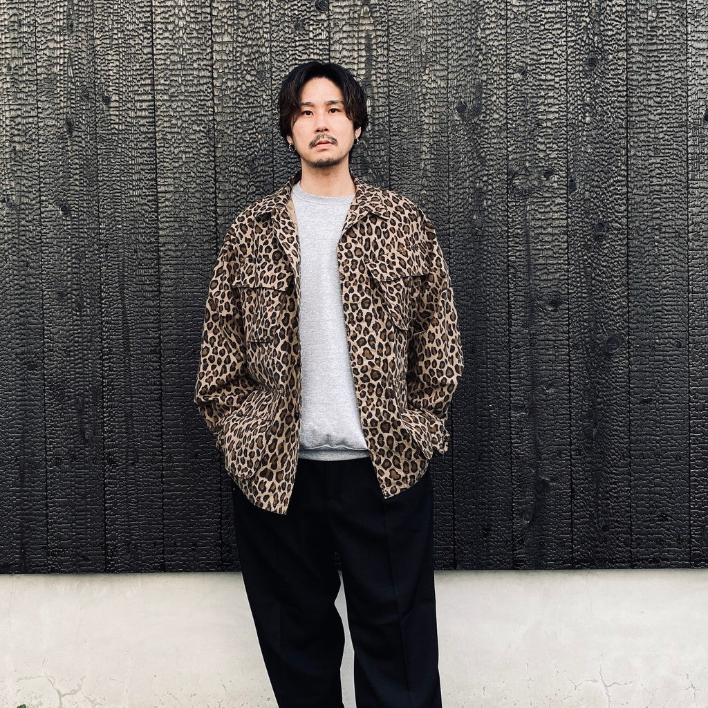 LEOPARD FATIGUE JACKET ( TYPE-2 ) #BEIGE [26SSE-WMO-ML04]