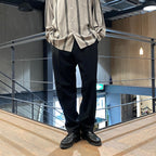 PLEATED TROUSERS #BLACK [24FWE-WMP-TR01]