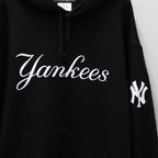 MLB | NY | HEAVY WEIGHT PULLOVER HOODED SWEAT SHIRT ( TYPE-1 ) #BLACK [MLB-WM-SS01]