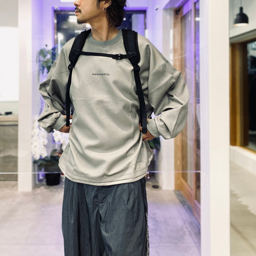 同時 | “GW-1U” CORDURA 尼龍“OUTSIDE”背包 #黑色 [GOOPI-25AW-SEP-03]