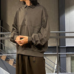 RE SWEAT POLO PO #Charcoal [FSU12242U0001]