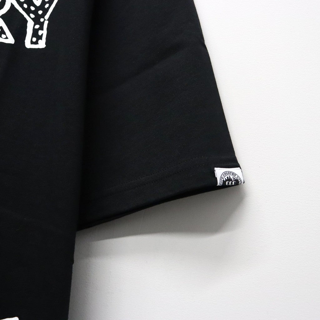 COTTON T-SHIRT_V.A #BLACK [CCC-263T007]