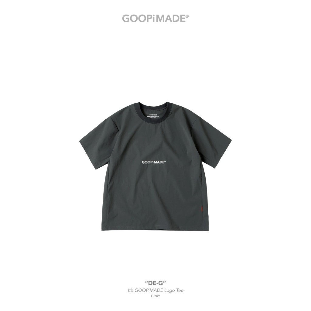 「DE-G」 It’s GOOPiMADE Logo Tee #Gray [GOOPI-26SS-APR-02]