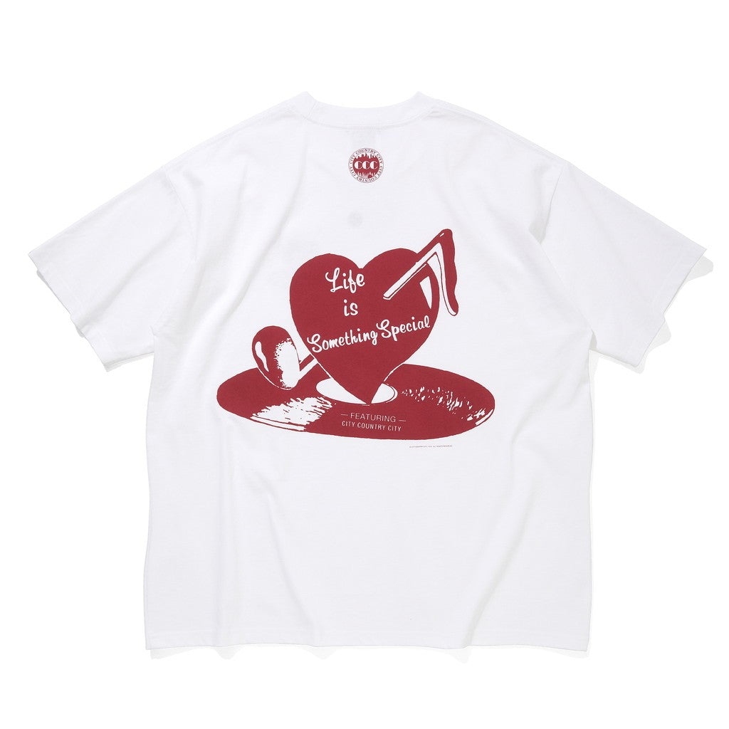COTTON S/S T-SHIRT_Life is Something Special #WHITE [CCC-251T0009]