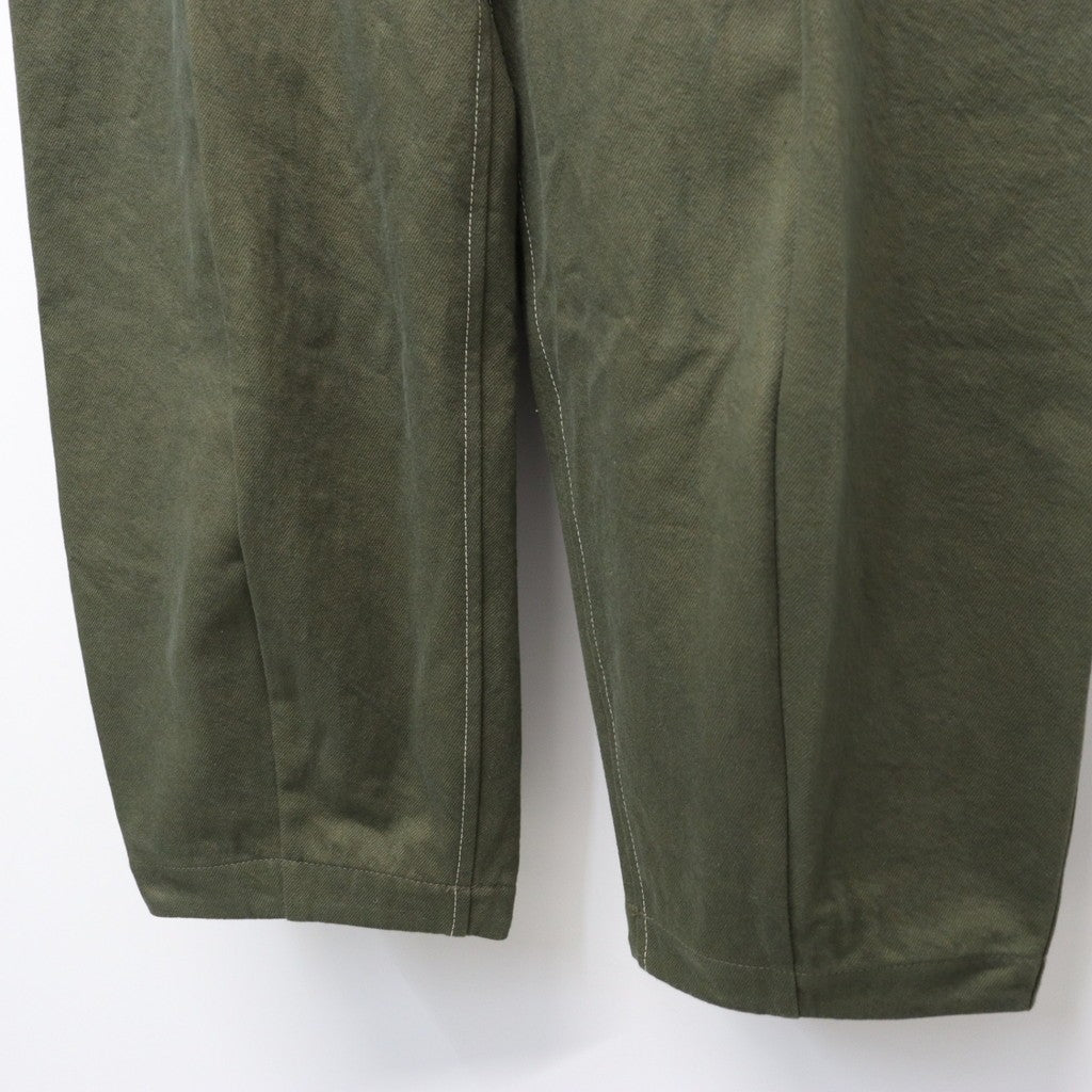 OVERDYE CURVE PANTS #D-GREEN [AY-1019]