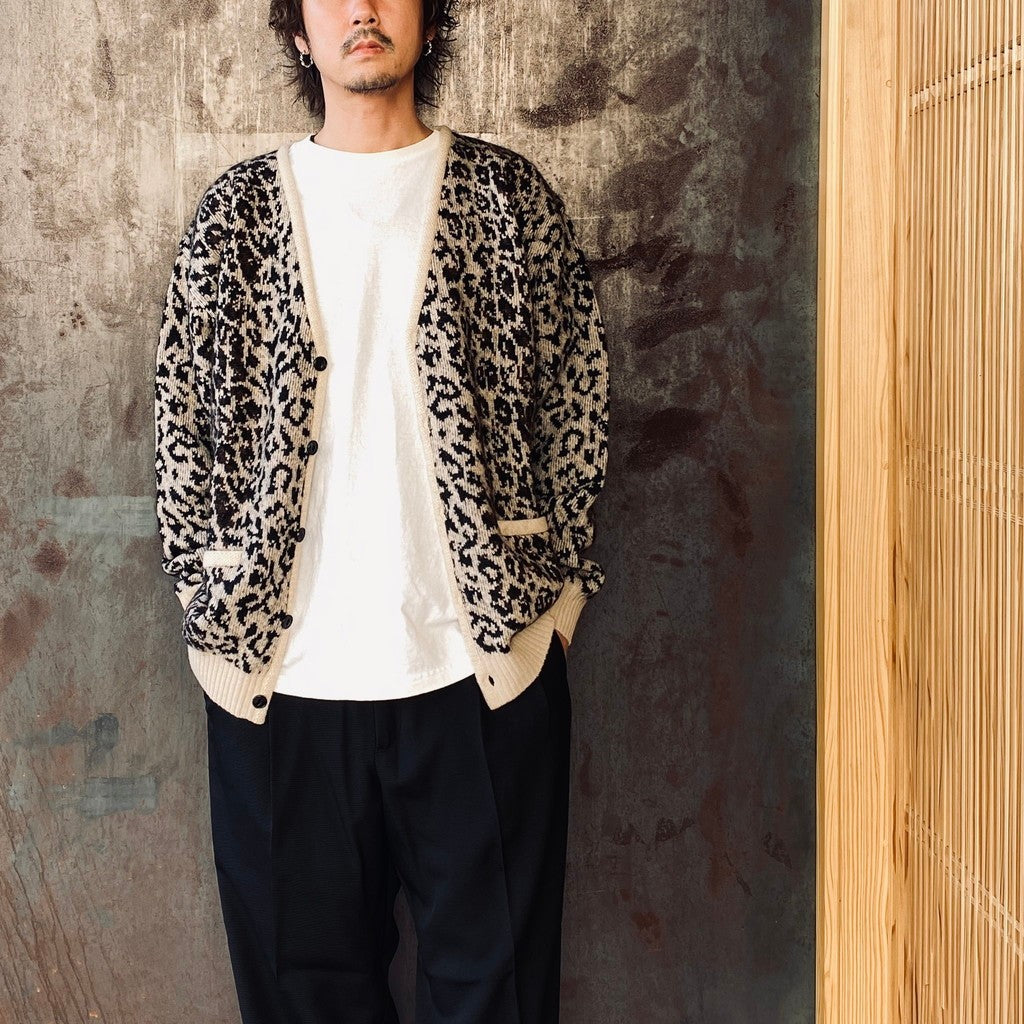 TIGER MOHAIR CARDIGAN #IVORY [25FW-WMK-KN06]_WACKO MARIA