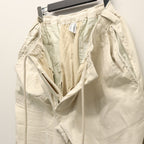 麂皮寬鬆褲 #象牙色 [FW25-B12]