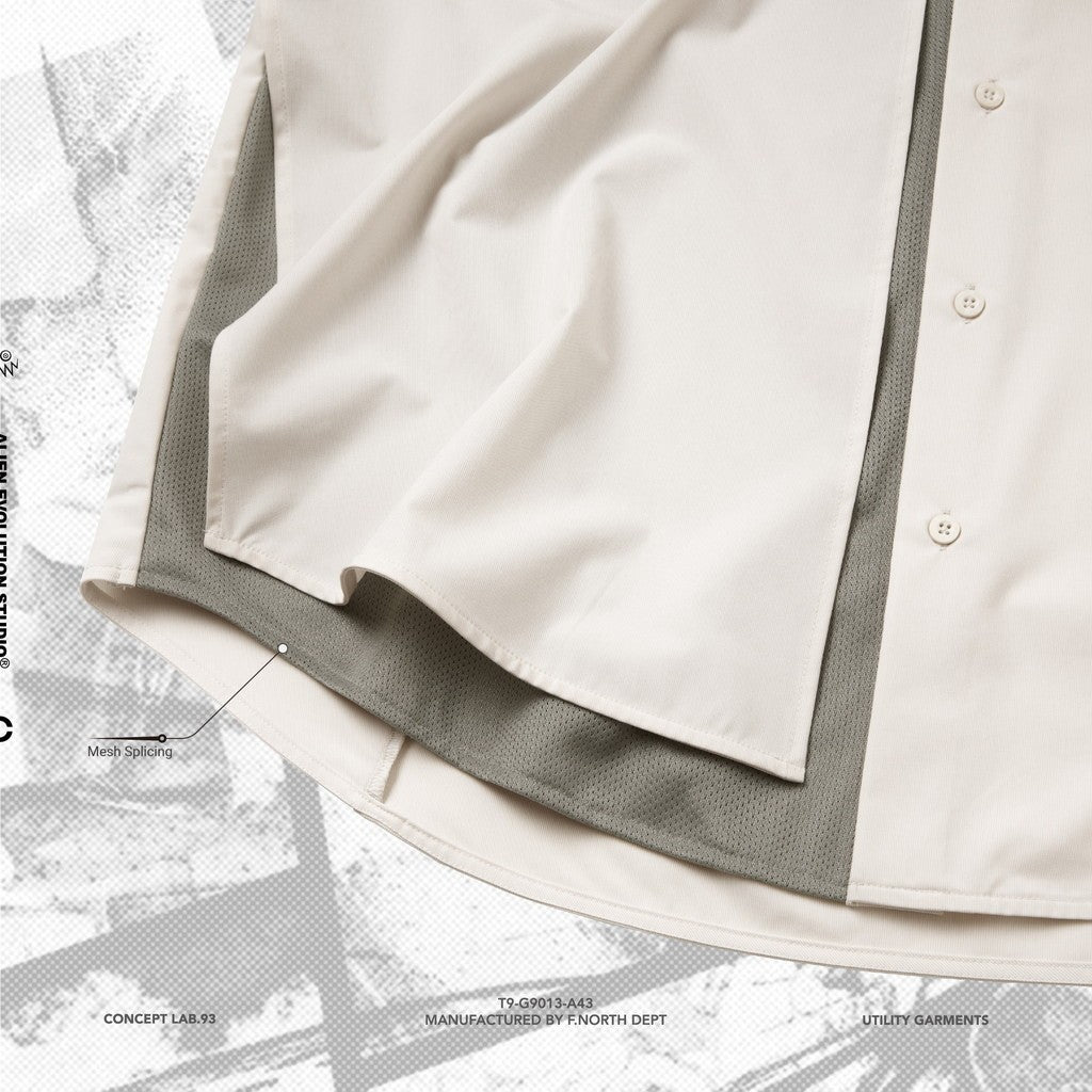 AES | “GAT-01S” D-Layer Reconstruct Shirt #WHITE [GOOPI-24AW-SEP-06]