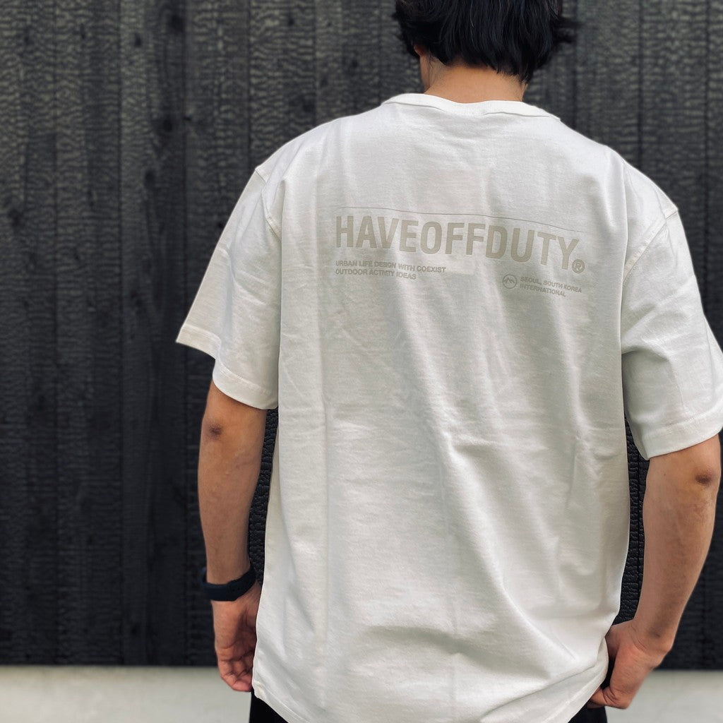 BACK LOGO TEE #OFF WHITE [HOD26-01-TS006]