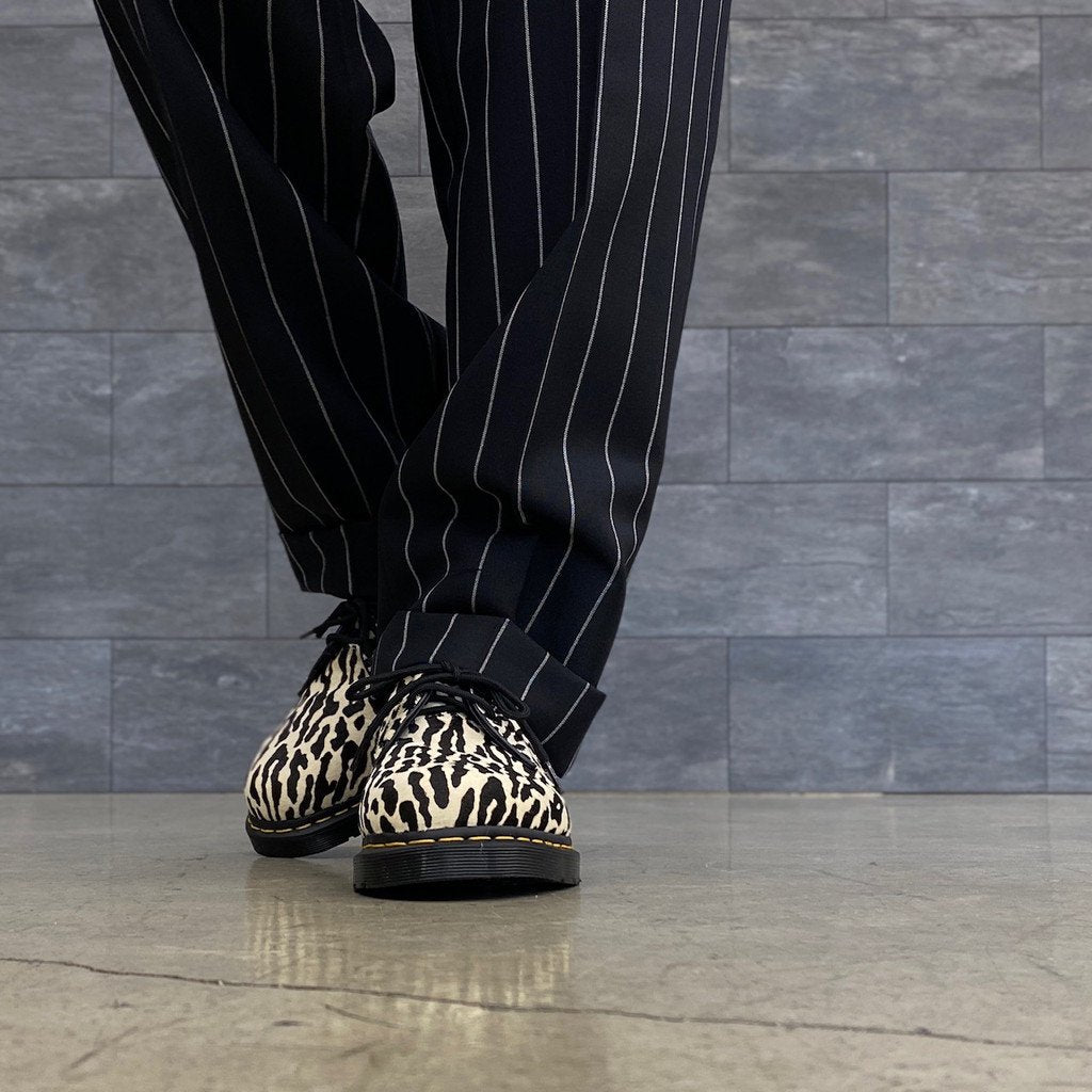 馬丁博士 | 豹紋三眼鞋 #白色 [DRMARTENS-WM-SH02]