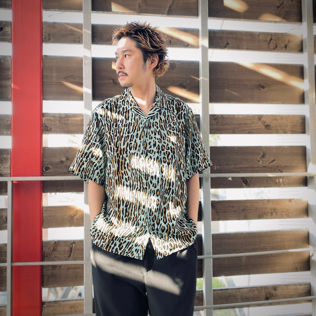 HAWAIIAN SHIRT S/S ( TYPE-6 ) #GREEN [25SS-WMS-HI06]