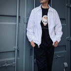 THE DARK KNIGHT TRILOGY | COACH JACKET (TYPE-1) #WHITE [TDKT-WM-BL01]