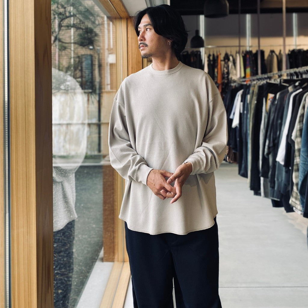 TECH THERMAL CREW L/S #ECRU [BE-34026W]