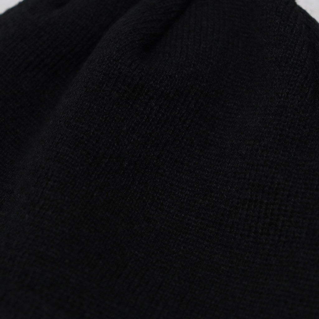 KNIT WATCH CAP ( TYPE-2 ) #BLACK [25FW-WMA-CP06]