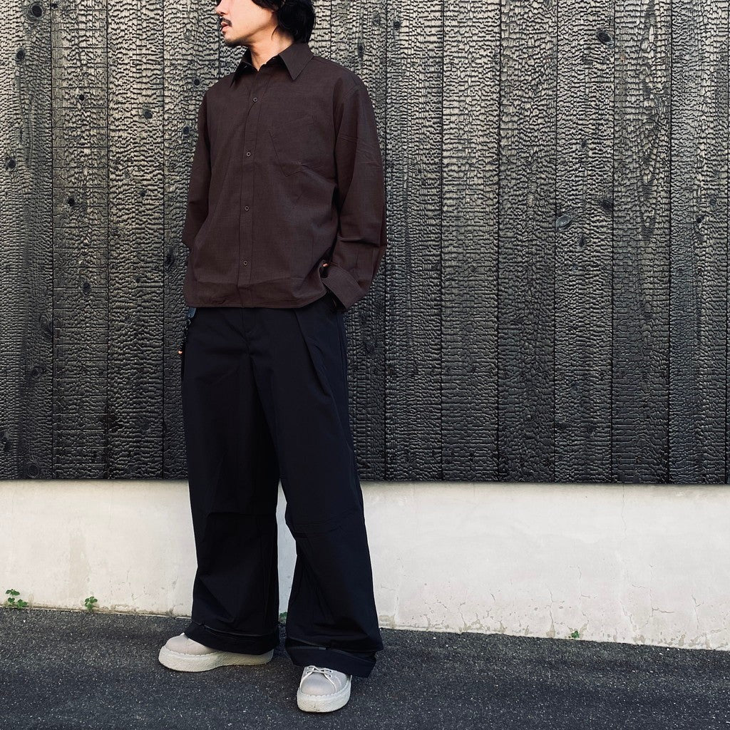 EVD Basic Pocket L/S Shirt #Brown [GOOPI-26AW-SEP-01]