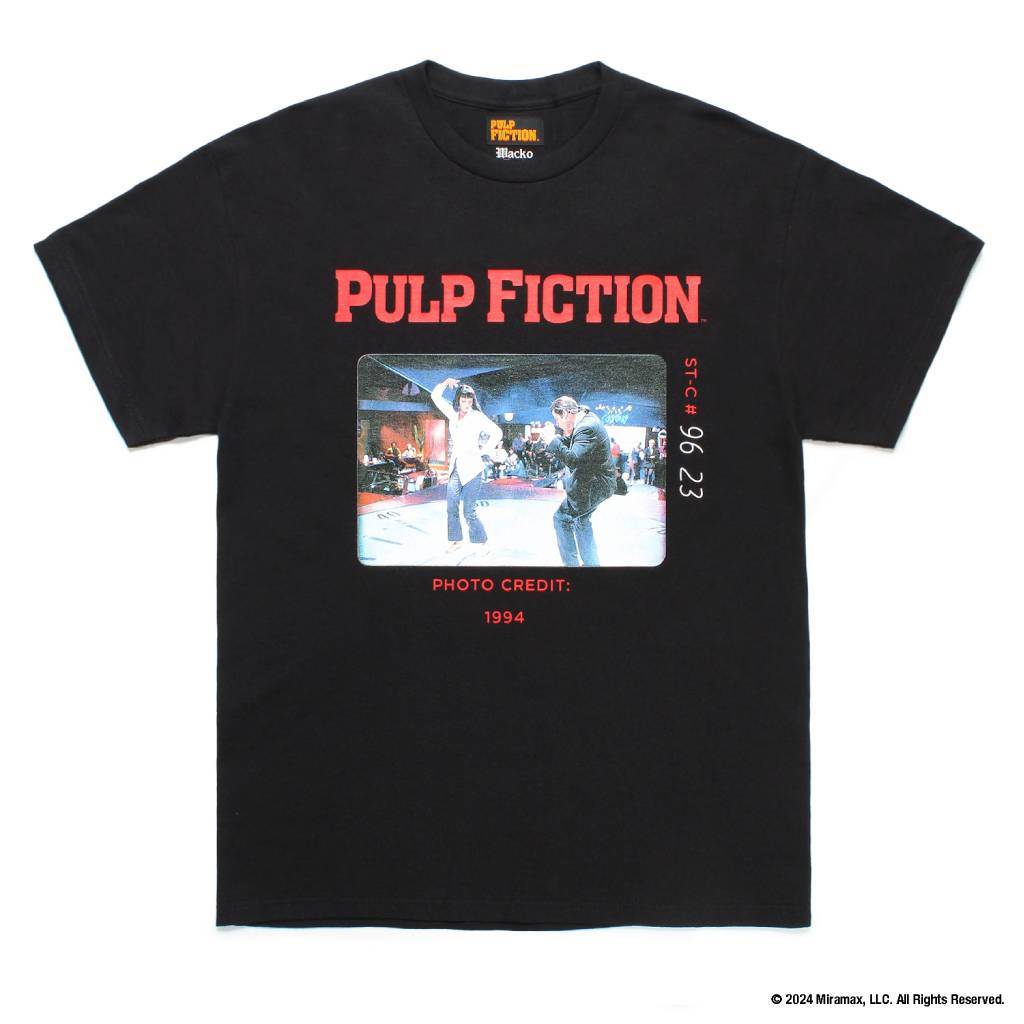 PULP FICTION | CREW NECK T-SHIRT (TYPE-4) #BLACK [PF-WM-TEE06]