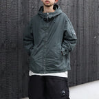 MICRO-REPS HOODED LENS JACKET #BLACK 999 [20CMOW075A]