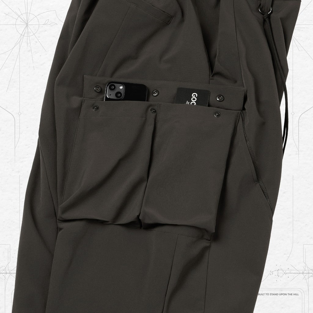 P-7S 「防風剪」實用錐形褲 #D-GRAY [GOOPI-24SS-JUN-01]