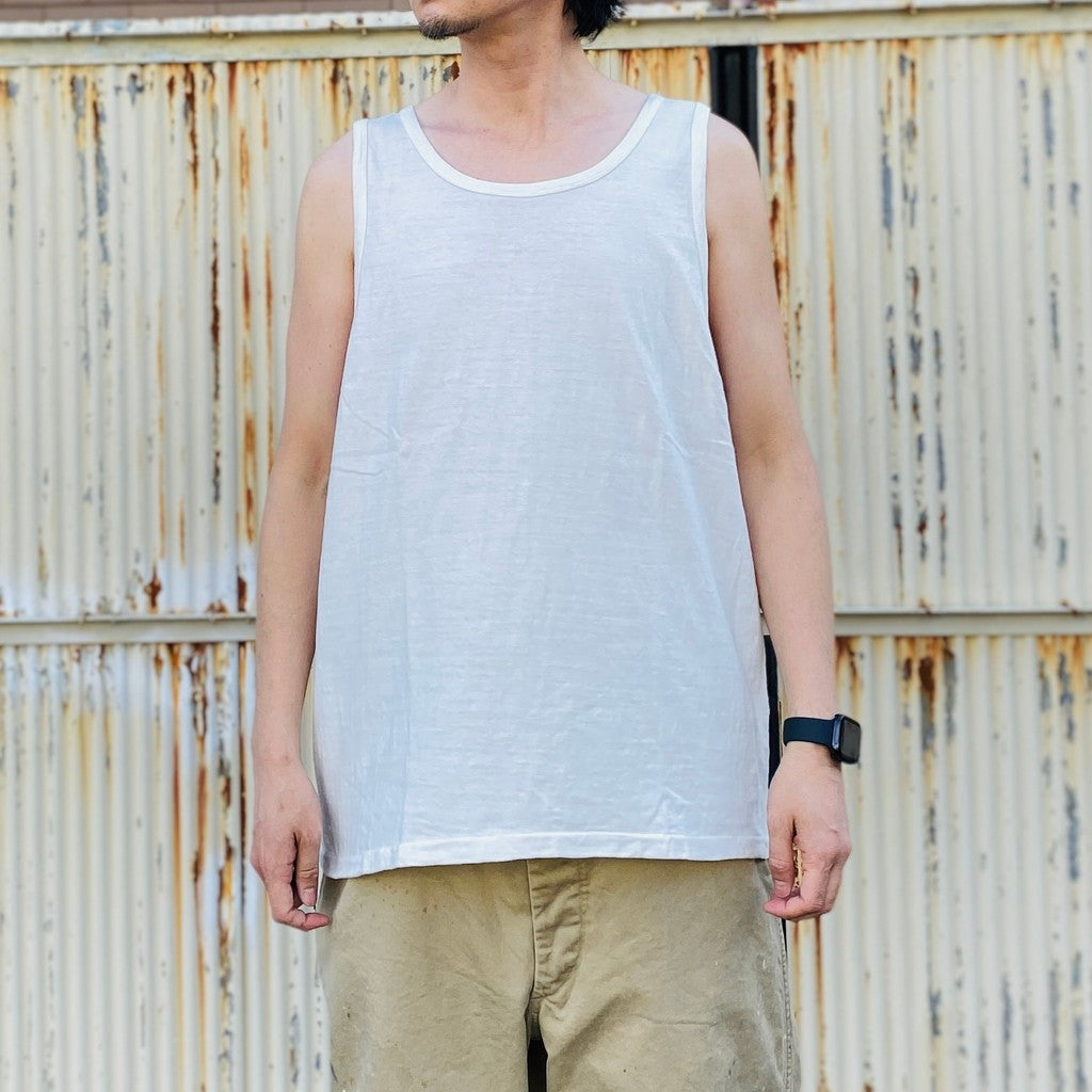 8812 TANKTOP #88/12 WHITE [BW-8TT] - cocorozashi 三重県四日市市の