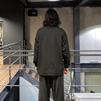 TECH CREW NECK TEE L/S #BLACK [BE-31024W]