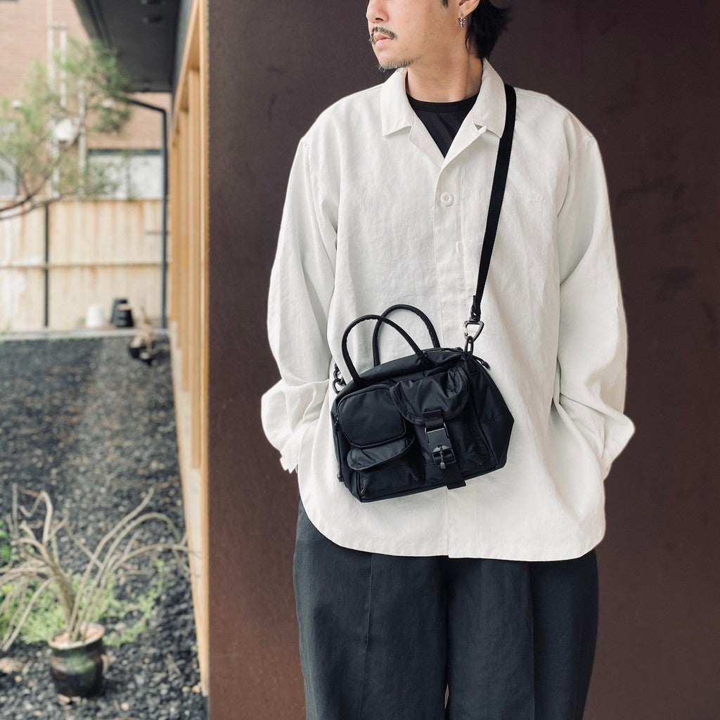 MULTI POCKET 2WAY BAG #BLACK [BCL-151]