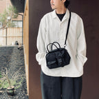MULTI POCKET 2WAY BAG #BLACK [BCL-151]