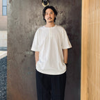 HEALTHKNIT | HENRY NECK T-SHIRT #WHITE [26SS-WMT-HK01]