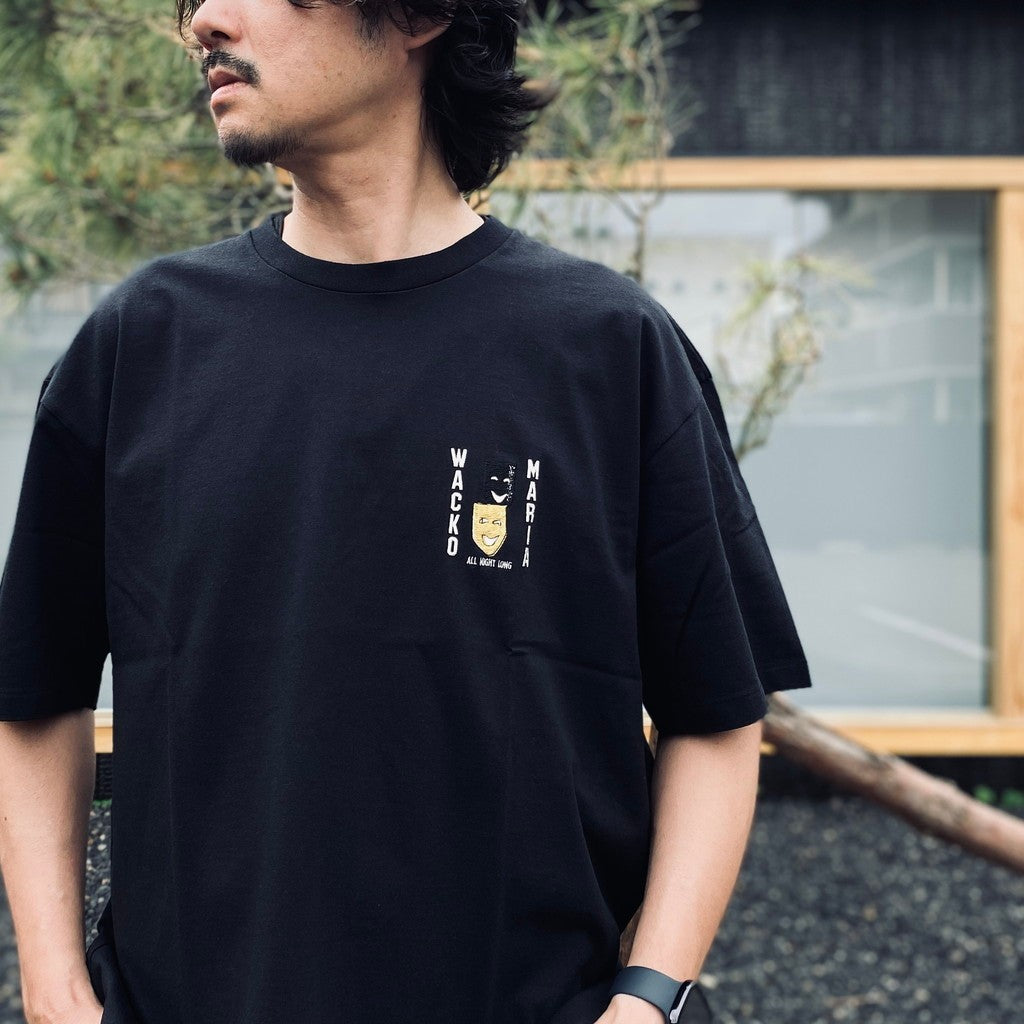 WASHED HEAVY WEIGHT CREW NECK T-SHIRT ( TYPE-13 ) #BLACK [26SS-WMT-WT14]