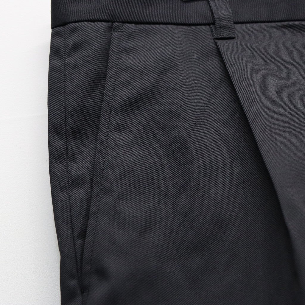 DICKIES | PLEATED SHORT TROUSERS #BLACK [26SS-WMP-DC02]