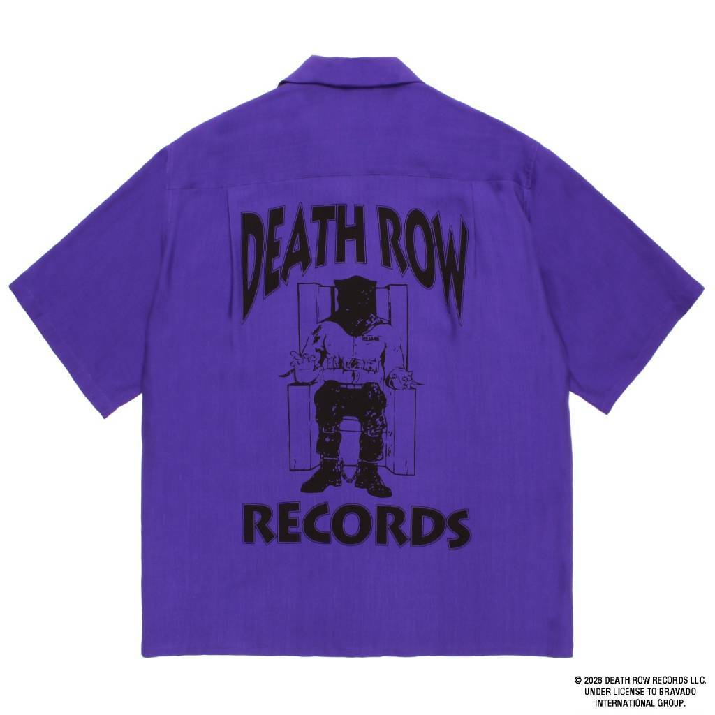 DEATH ROW RECORDS | 50'S SHIRT S/S #PURPLE [DEATHROW-WM-OC01]