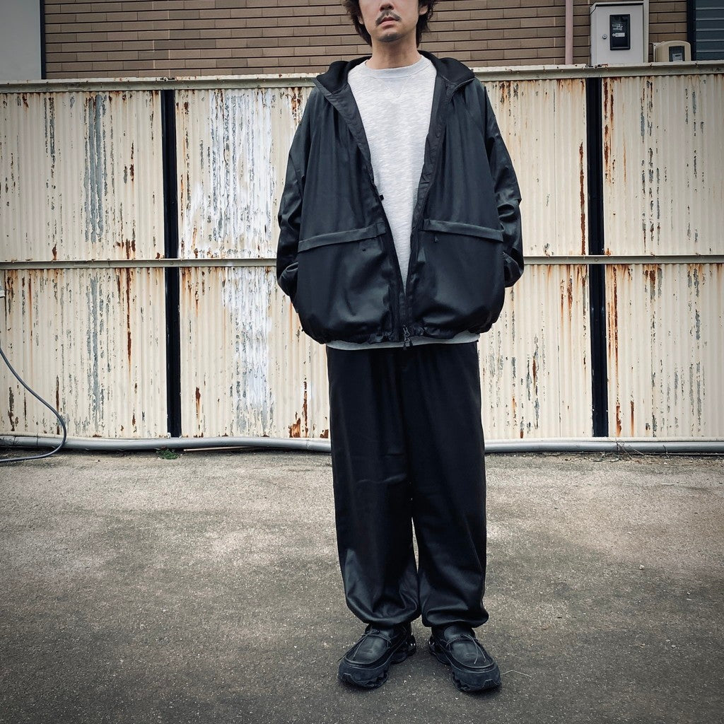 TECH SYNTHETIC SKIN WINDBREAKER JACKET #BLACK [BJ-40025W]