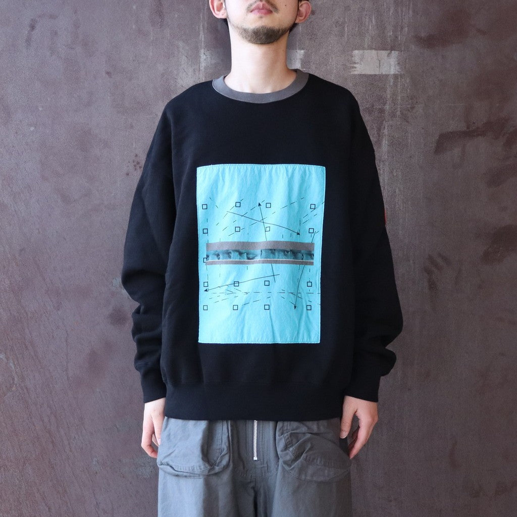 AS MCCO CREW NECK #BLACK [CES29CS10]