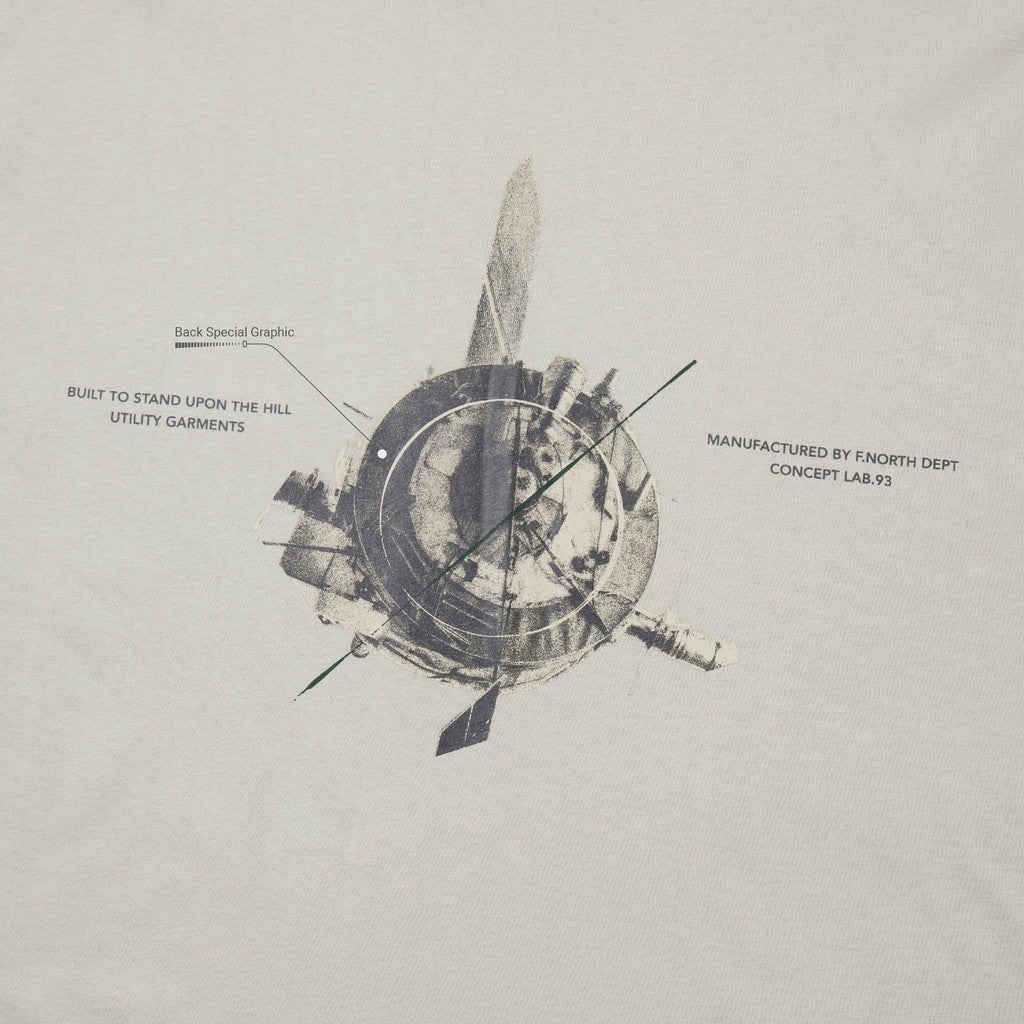 M001-G 「LAB-93」 Graphic Tee #BEIGE [GOOPI-24SS-APR-02]