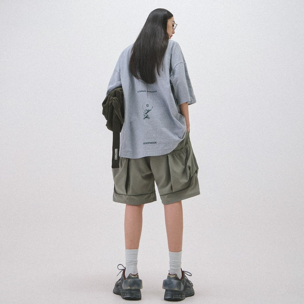 "LM-S01" G-輕便實用短褲 #SAGE [GOOPI-24SS-AUG-01]