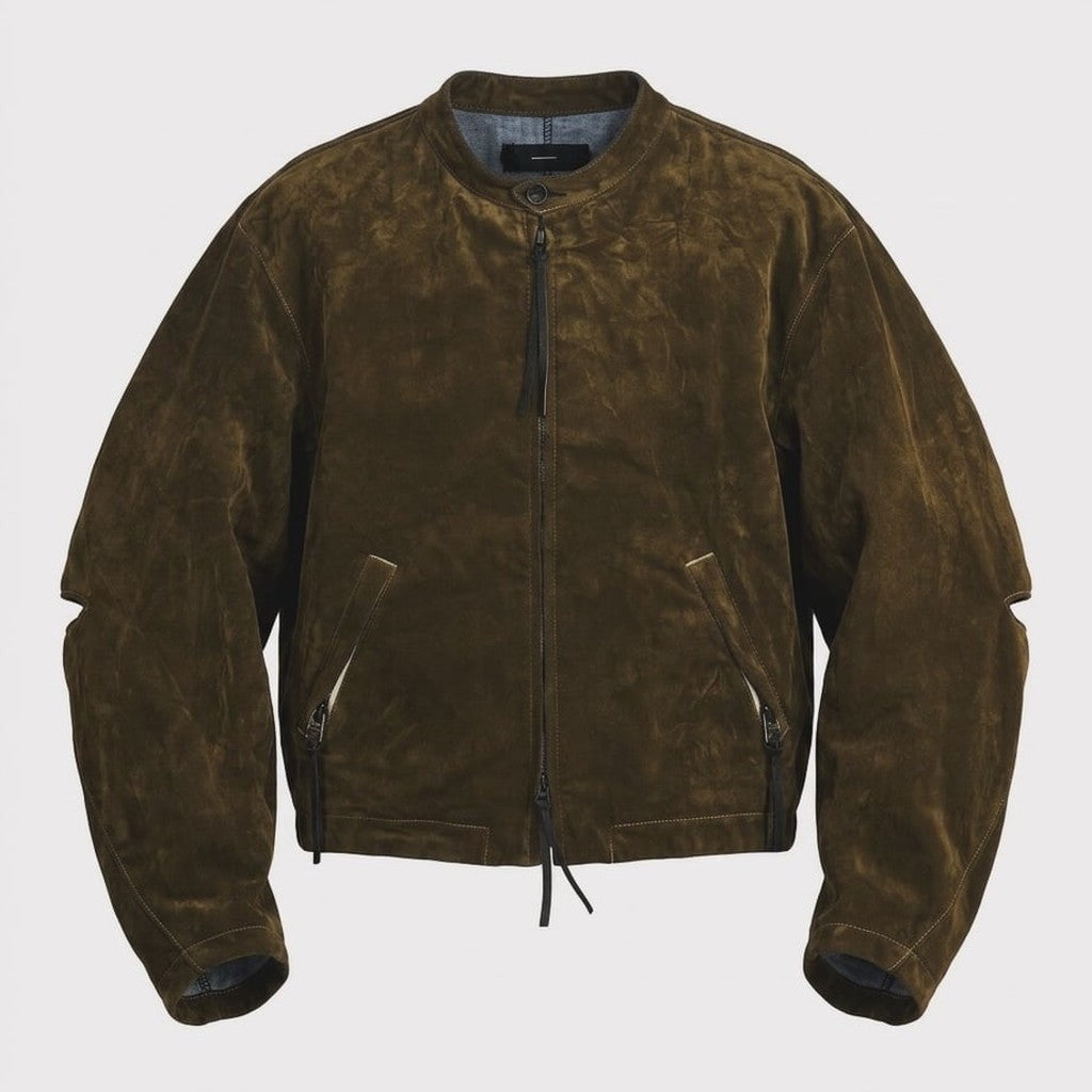 Racing Jacket (VELVET DENIM) #MOSS [M-P4-LO2]
