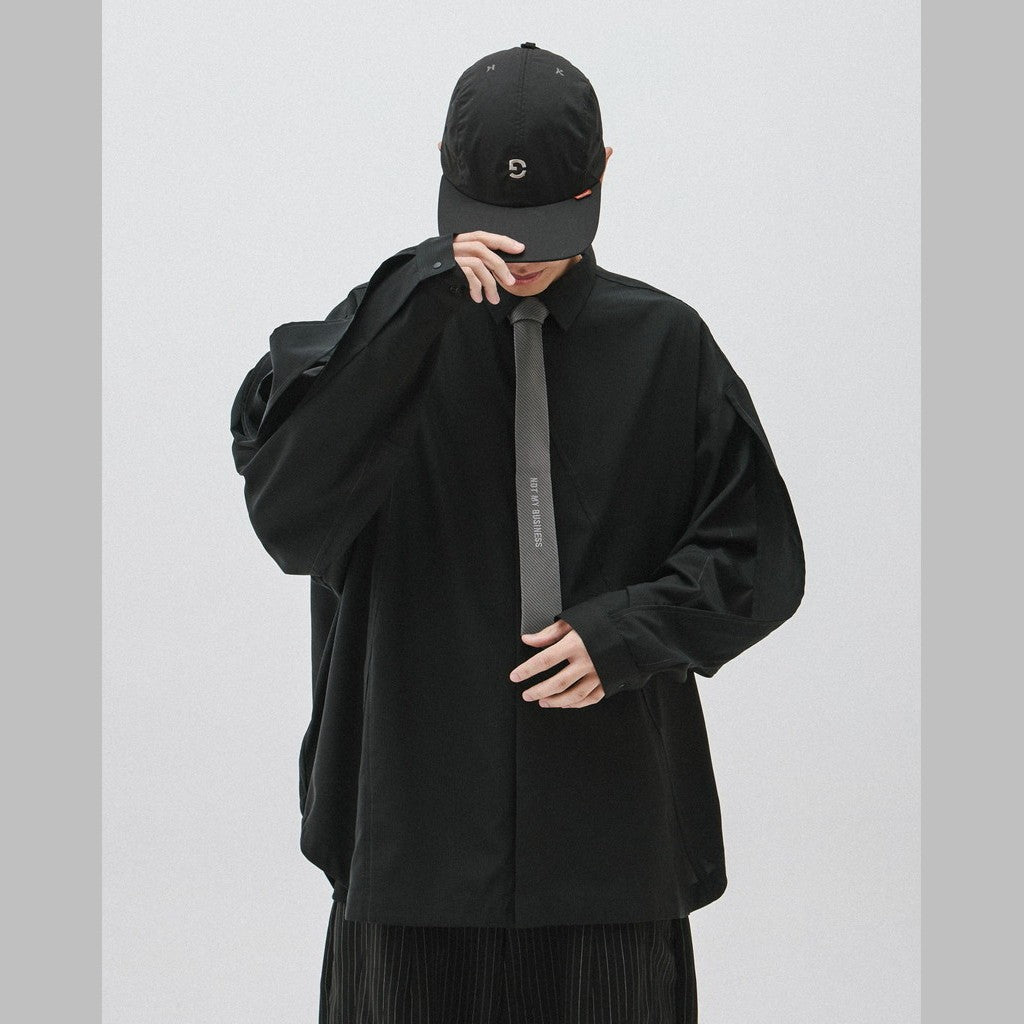 “MA-Z3” Mode Architekt 刺繡襯衫 #MIDNIGHT [GOOPI-24AW-OCT-01]