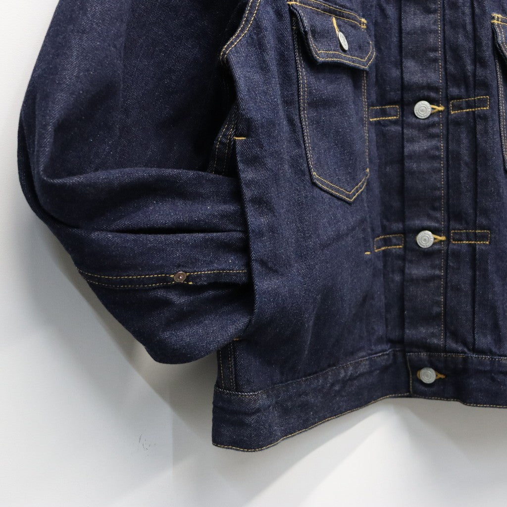 TRUCKER JACKET #INDIGO [26SS-WMO-BL07]