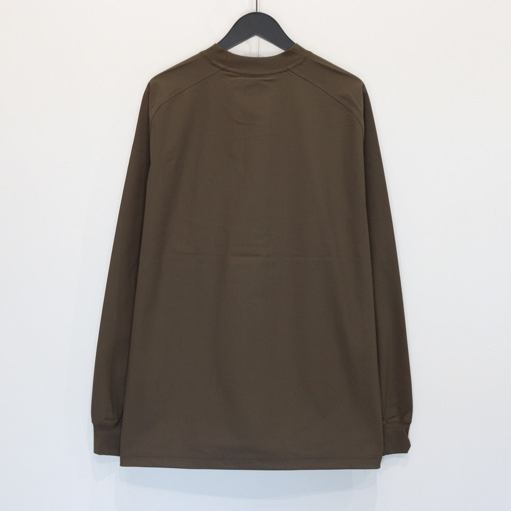 TECH LIGHTWEIGHT TEE L/S #BROWNKAHKI [BE-30025W]