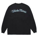 水洗重磅圓領長袖T卹（3型）#黑色 [25FW-WMT-LT05]