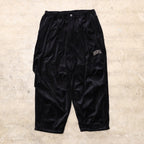 VELOUR BALLOON PANTS #BLACK [FW24-B07]
