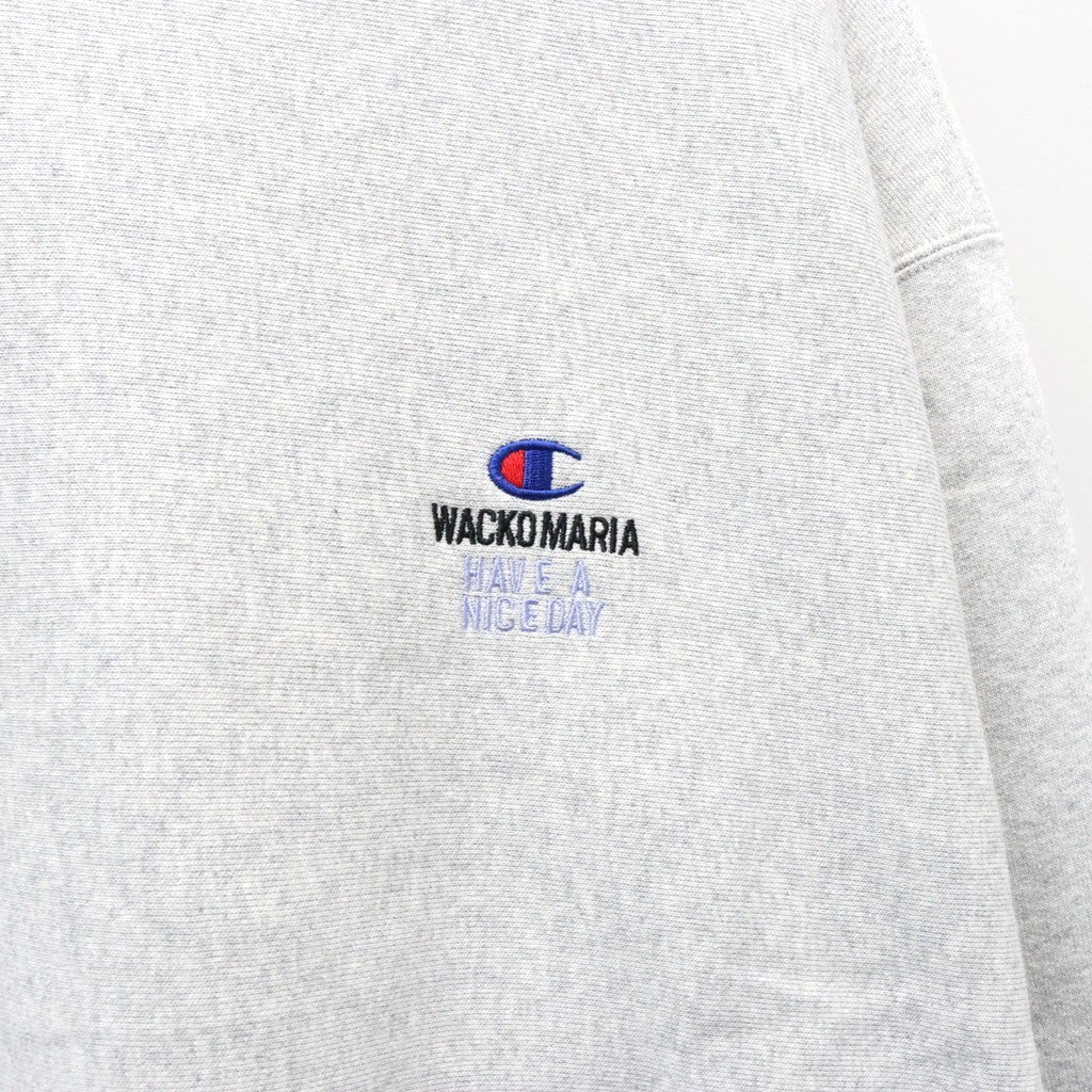 CHAMPION | REVERSE WEAVE CREW NECK SWEAT SHIRT #SILVERGRAY [26FW-WMC-CP04]