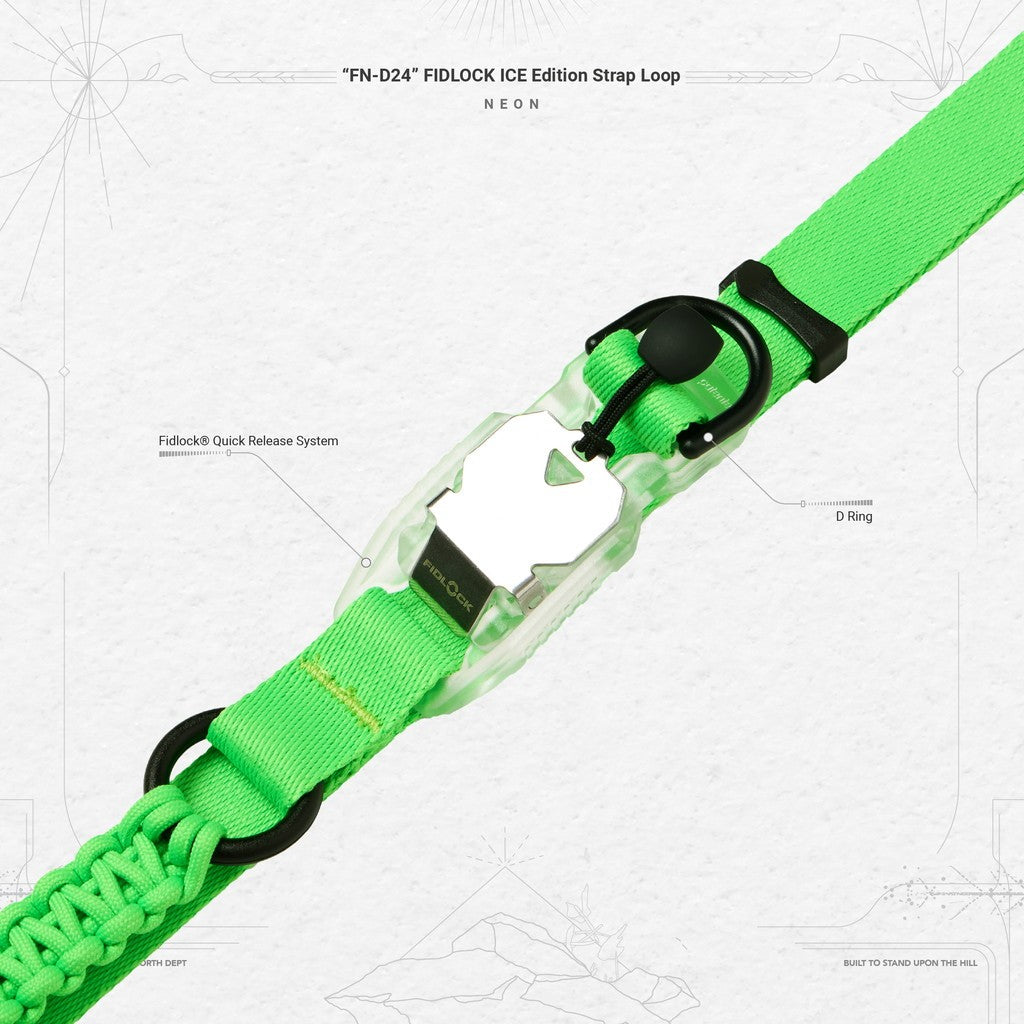 「FN-D24」 FIDLOCK ICE Edition Strap Loop #NEON [GOOPI-24SS-JUN-03]